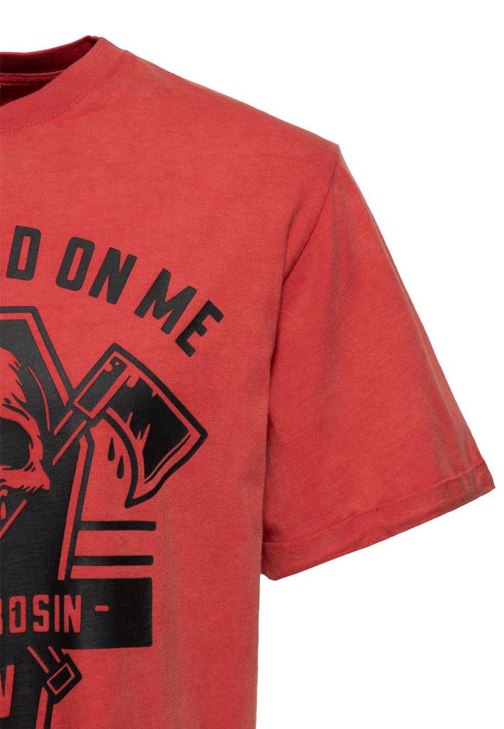 Queen Kerosin Acid-Washed T-Shirt «Don't Tread On Me» zollfrei