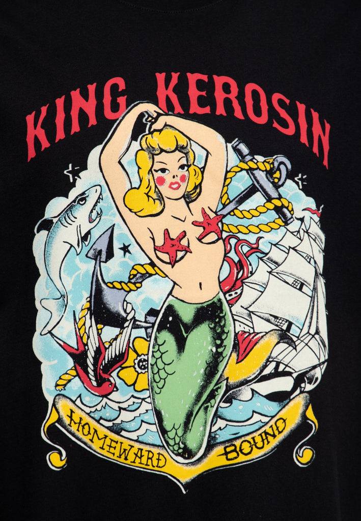 Queen Kerosin T-Shirt «Homeward Bound» im Angebot