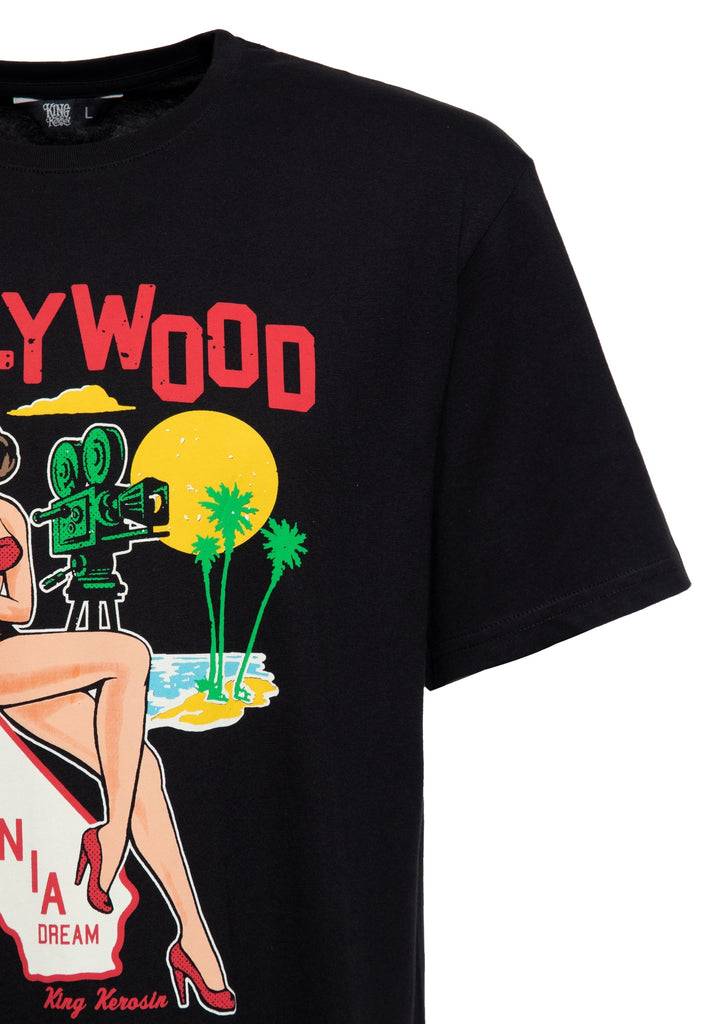 Queen Kerosin T-Shirt «Hollywood» Schlussverkauf