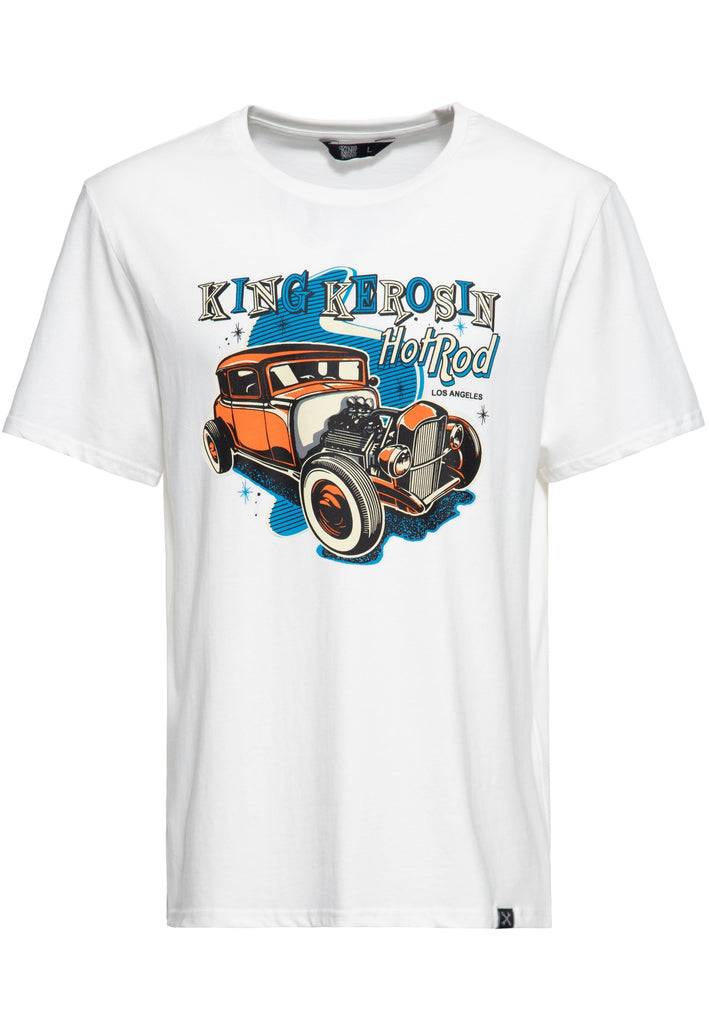 Queen Kerosin T-Shirt «Hot Rod» Günstiger Verkauf