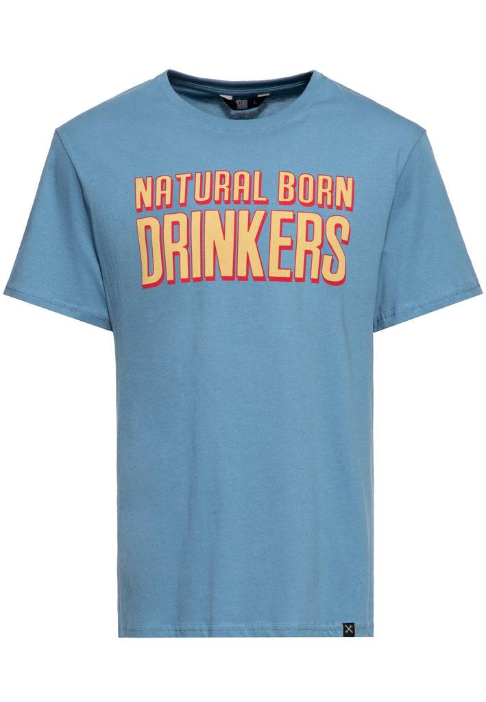 Queen Kerosin T-Shirt «Natural Born Drinkers» Meist gekauft