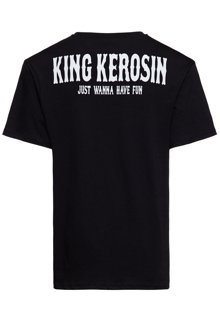Queen Kerosin T-Shirt «Drink Hard» Limitierter Zeitrabatt