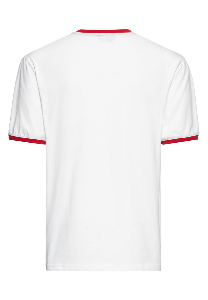 Queen Kerosin Ringer T-Shirt «Paris» Fabrik Onlineshop