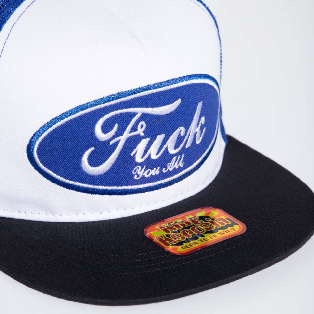 Queen Kerosin Snapback Cap «Fuck You All» Sonderangebot