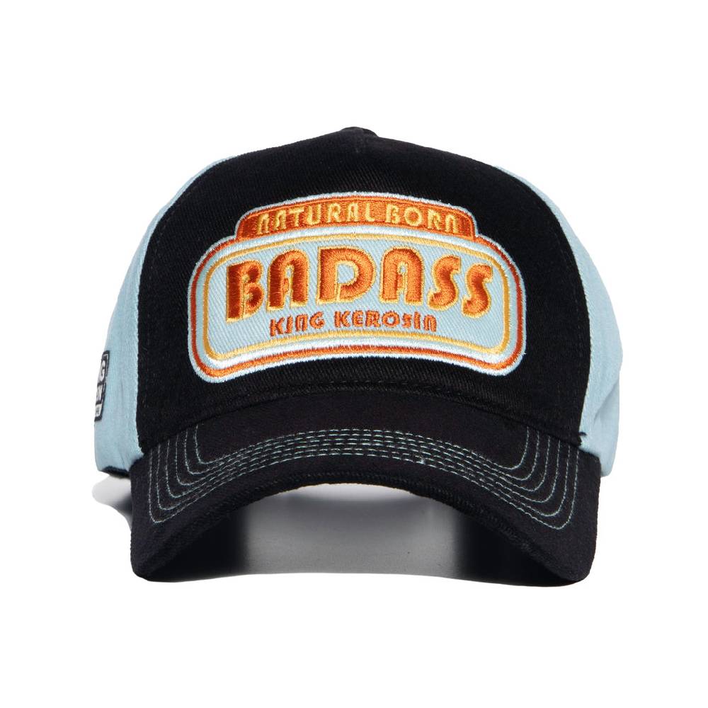 Queen Kerosin Baseball Cap «Natural Born Badass» Rabatt