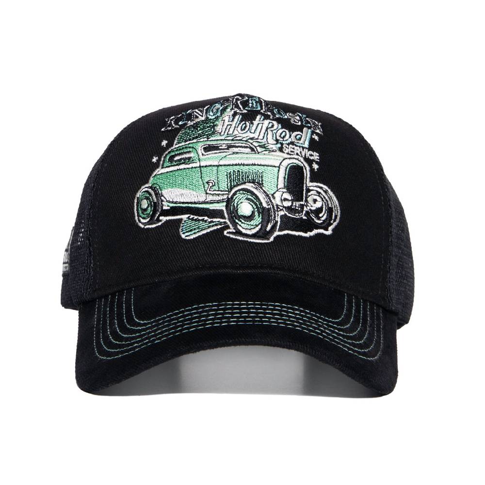 Queen Kerosin Trucker Cap «Hot Rod Service» Großer Ausverkauf