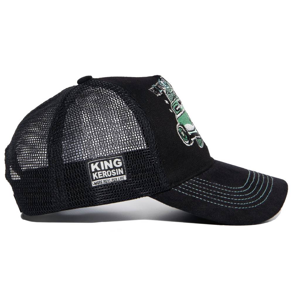 Queen Kerosin Trucker Cap «Hot Rod Service» Großer Ausverkauf