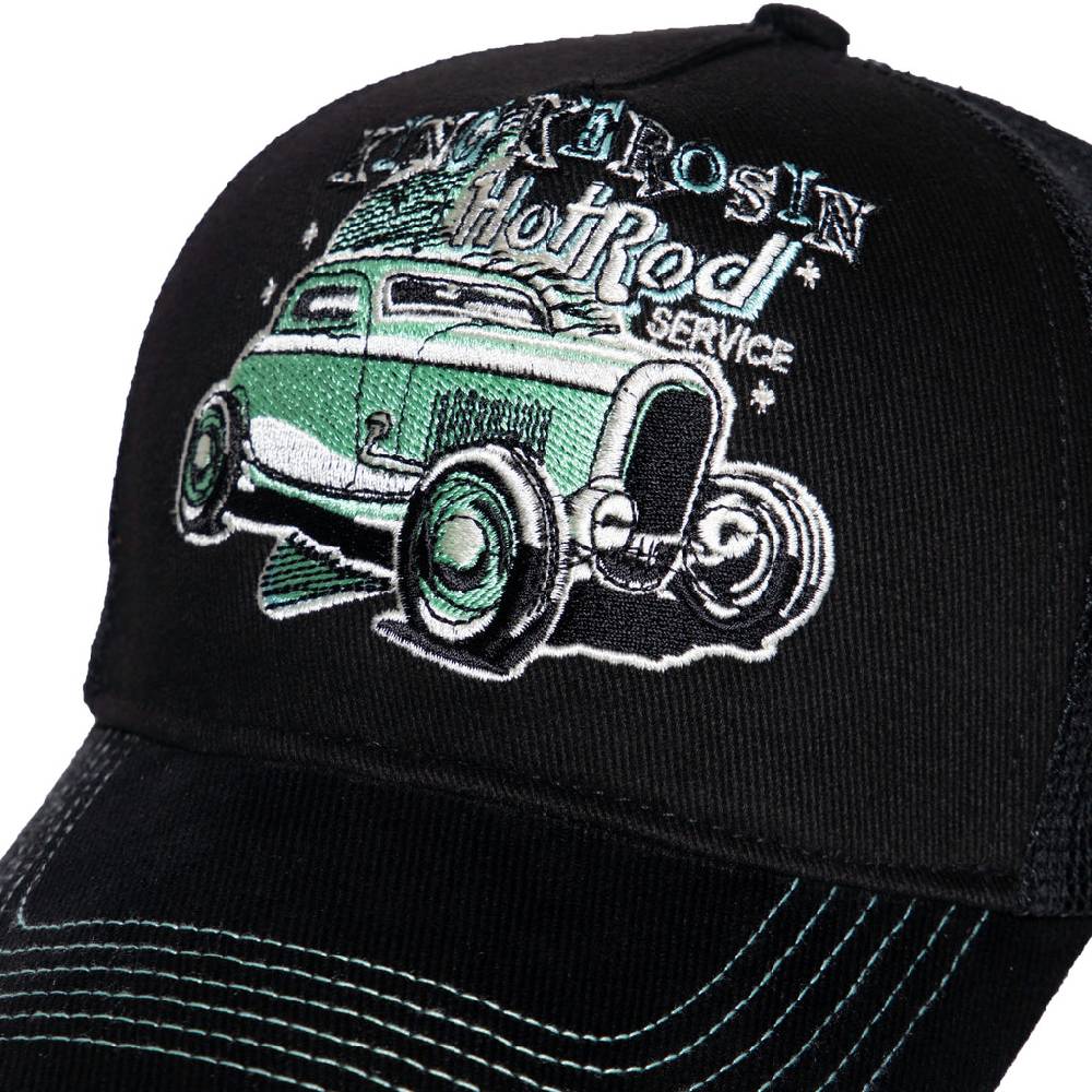 Queen Kerosin Trucker Cap «Hot Rod Service» Großer Ausverkauf