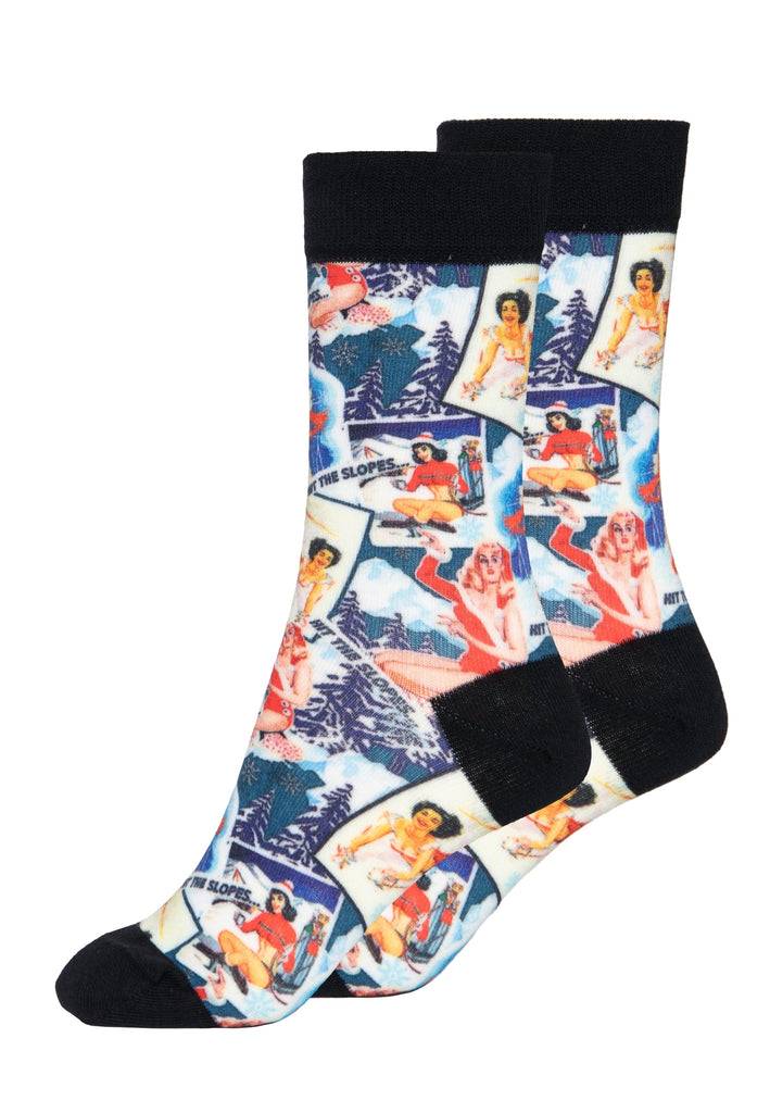 Queen Kerosin Socken «50s Winter» Exklusivangebot