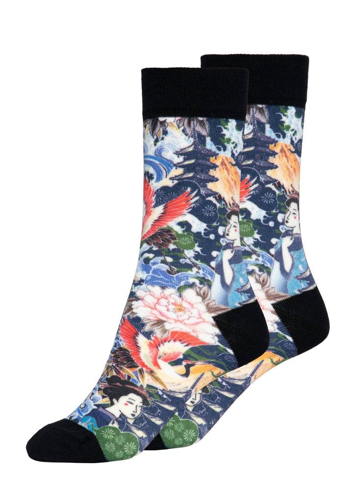 Queen Kerosin Socken «Japan Spirit» Preisnachlass