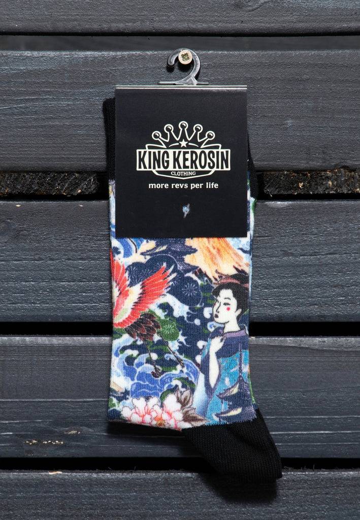 Queen Kerosin Socken «Japan Spirit» Preisnachlass