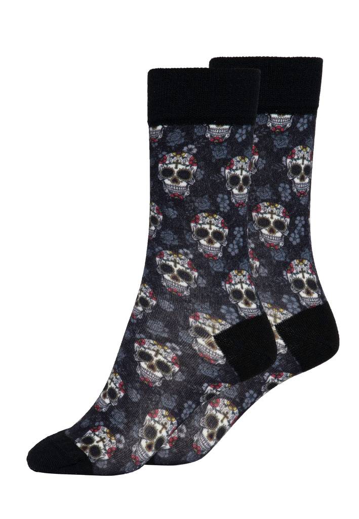 Queen Kerosin Socken «Sugar Skull» Cyber Monday