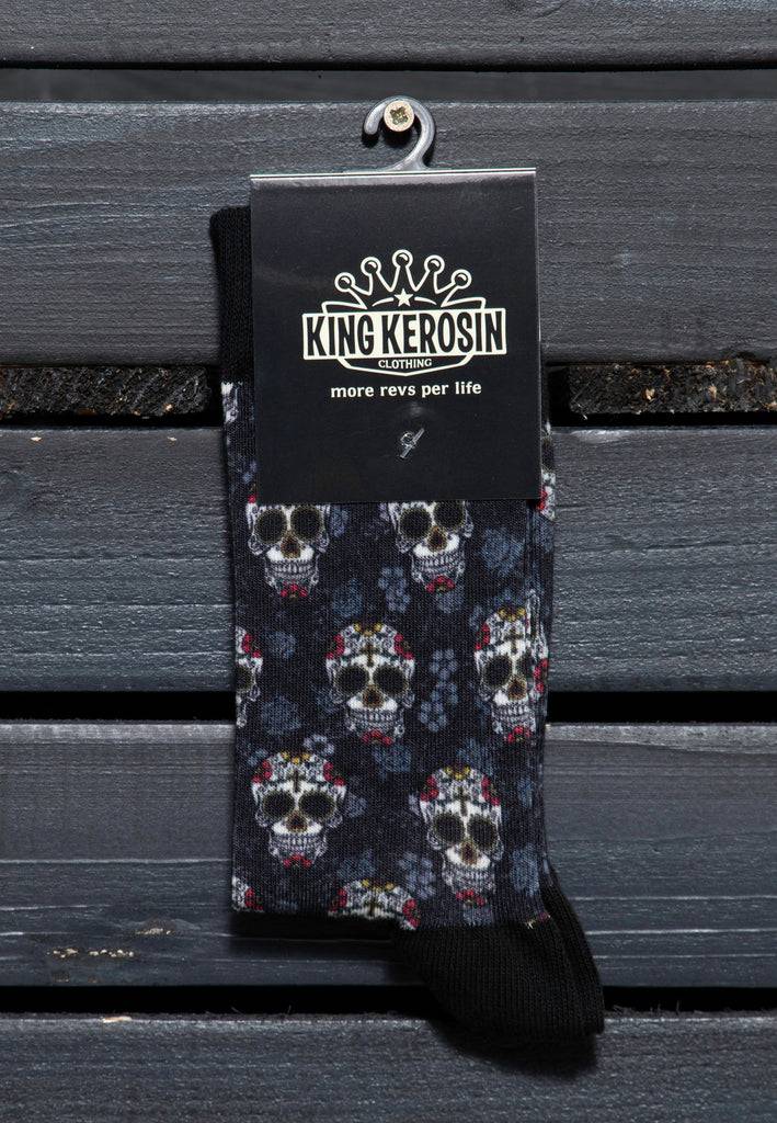 Queen Kerosin Socken «Sugar Skull» Cyber Monday