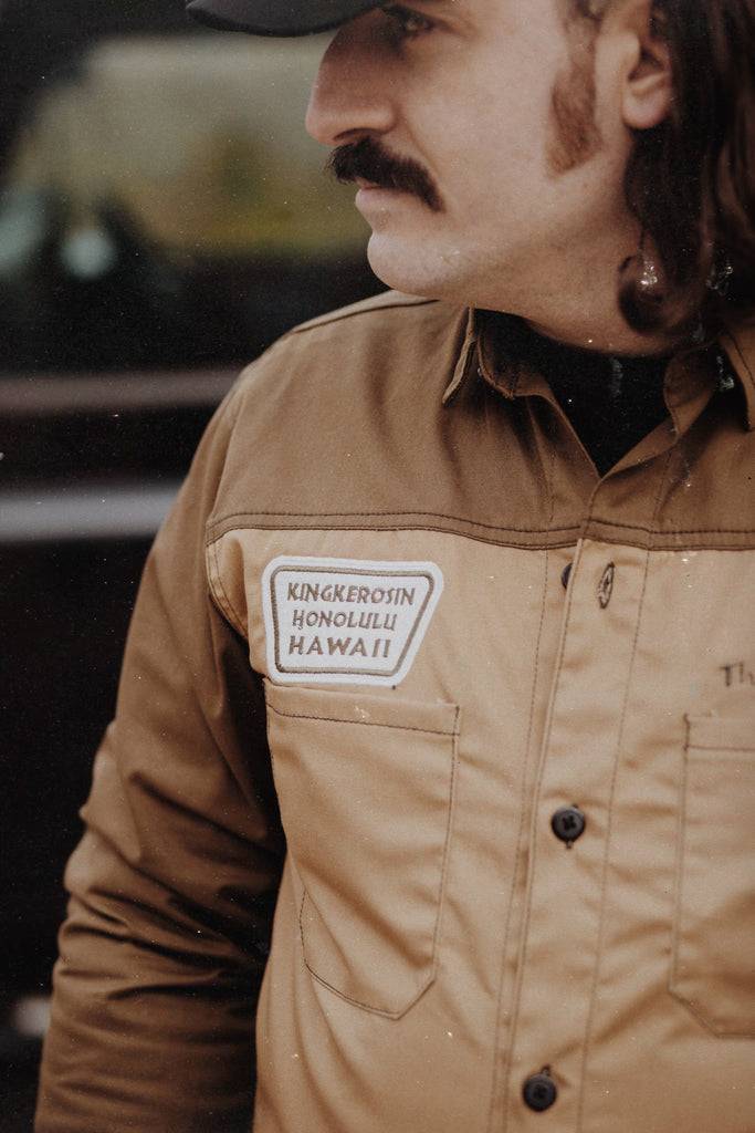 Queen Kerosin Workwear Hemd Langarm «The Islander» Lagerräumung