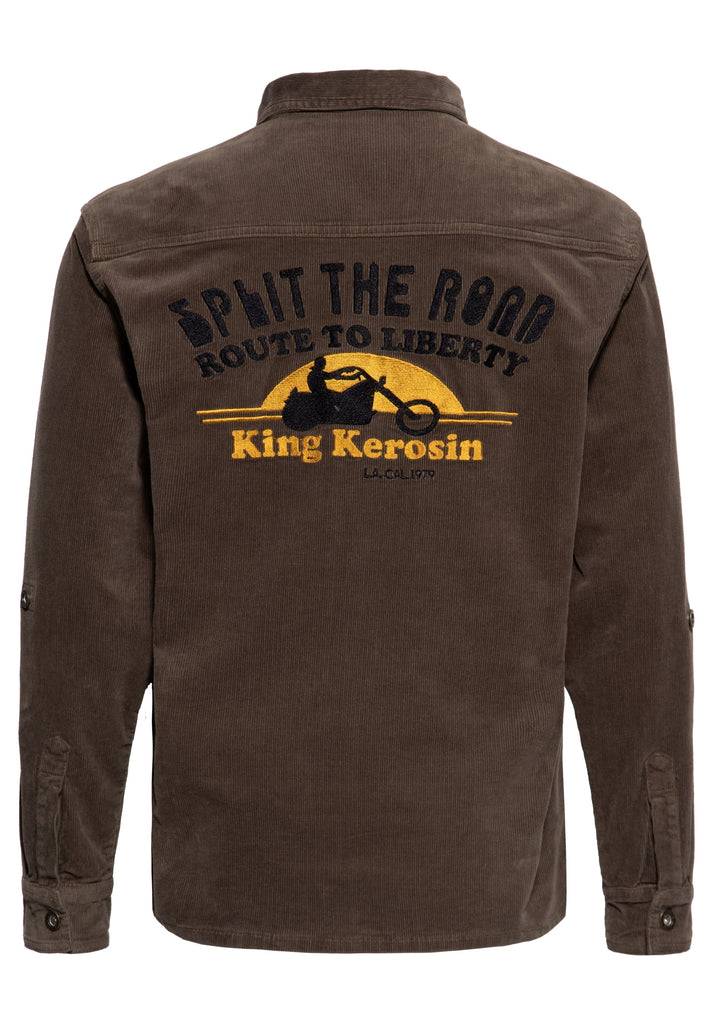 Queen Kerosin Workwear Hemd «Split The Road» Heißer Verkauf