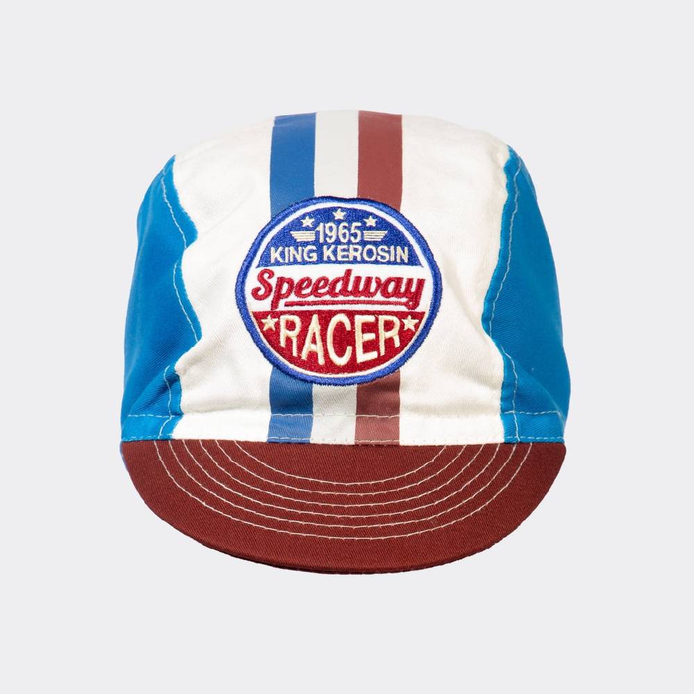 Queen Kerosin Cycling Cap «Speedway Racer» Neueste Mode