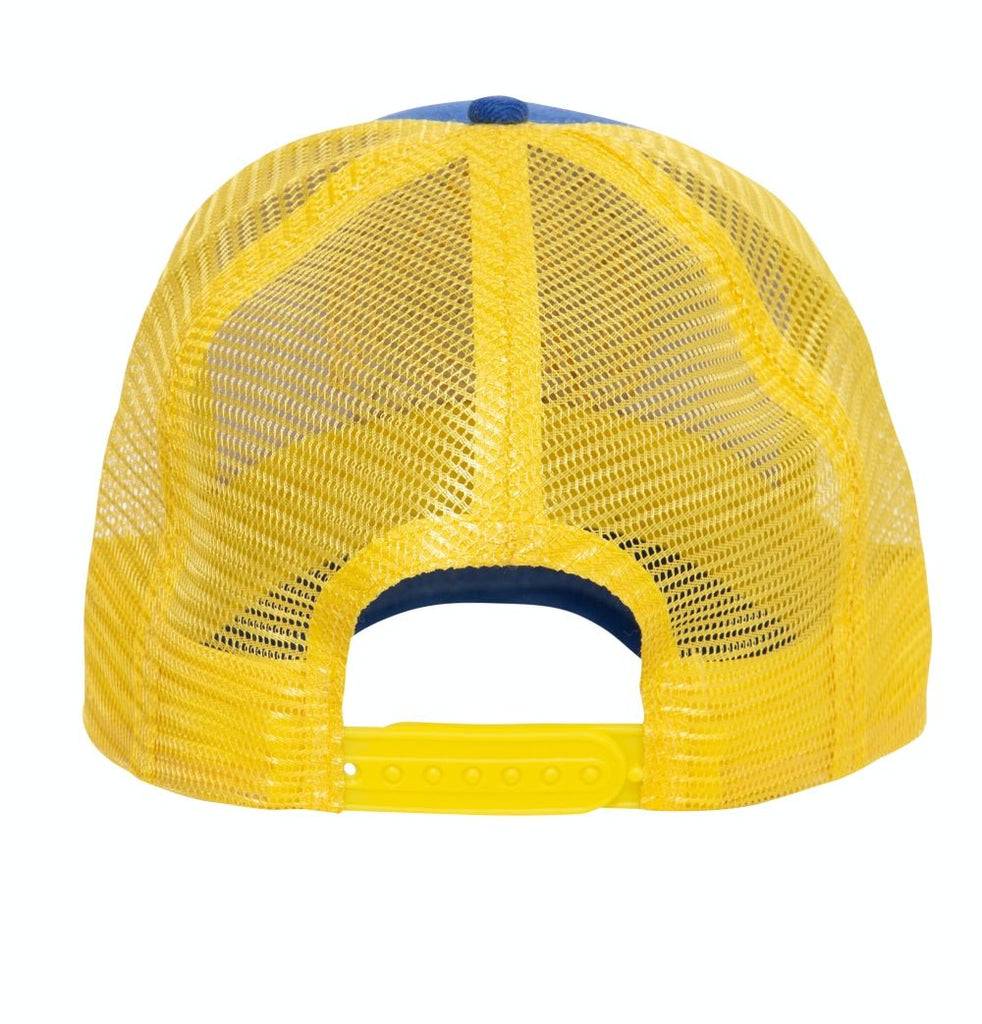 Queen Kerosin Trucker Cap aus Feincord mit kontrastierendem Mesh «Fire Up» Bestseller