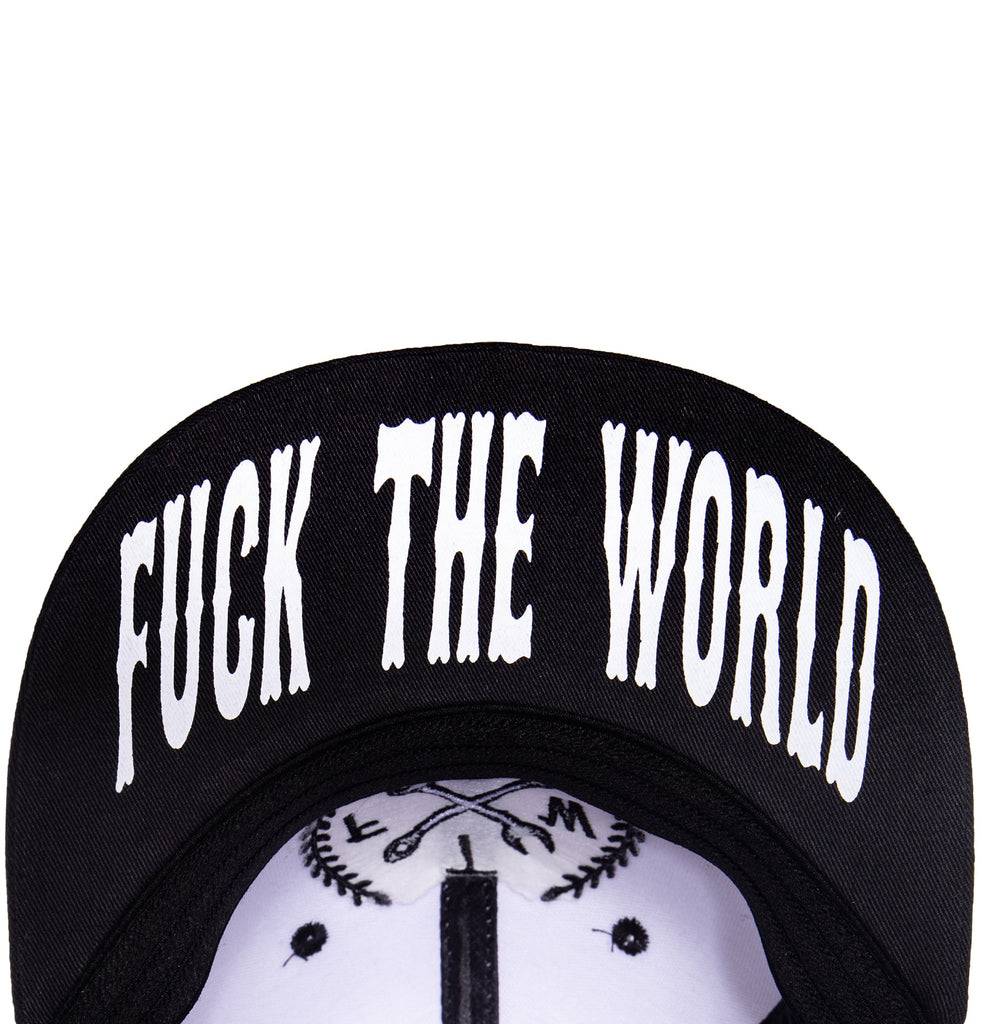 Queen Kerosin Snapback Cap mit Print auf der Schirmunterseite Gummizug «FTW» Riesige Ersparnisse