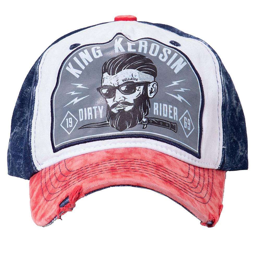 Queen Kerosin Trucker Cap «Dirty Rider» Vierteljährliche Förderung