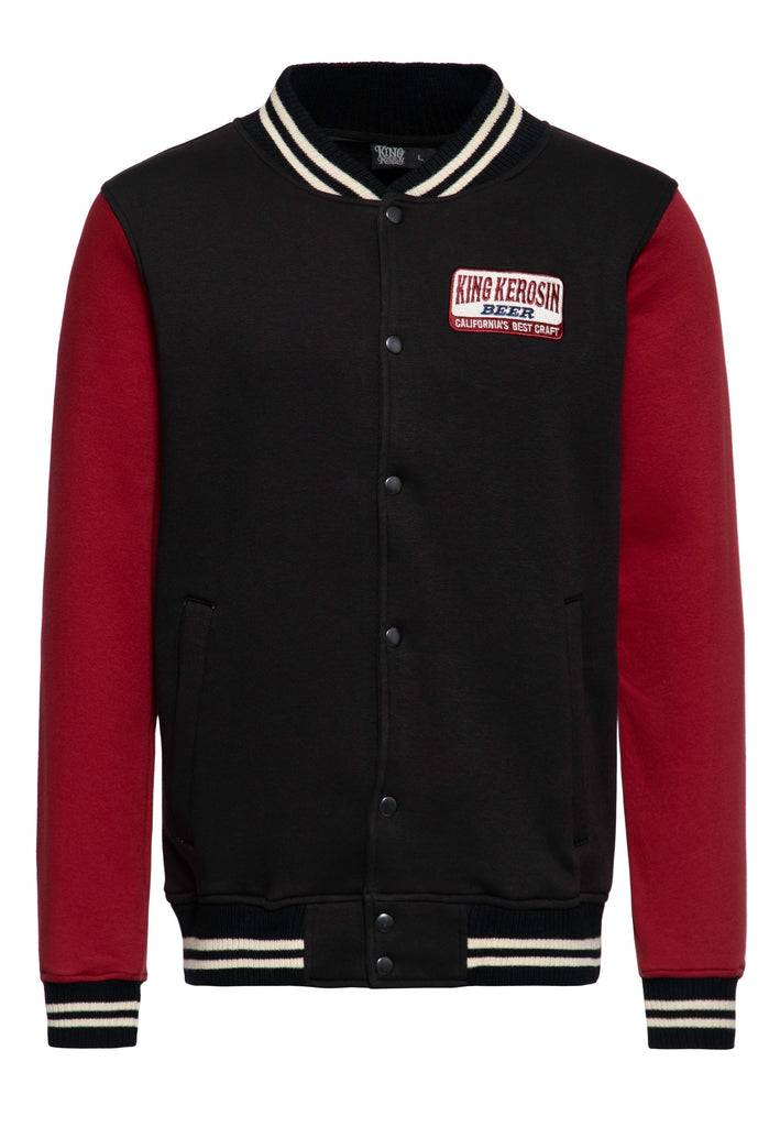 Queen Kerosin College Jacke «Beer» Nur noch ein Tag übrig