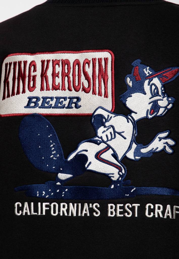Queen Kerosin College Jacke «Beer» Nur noch ein Tag übrig