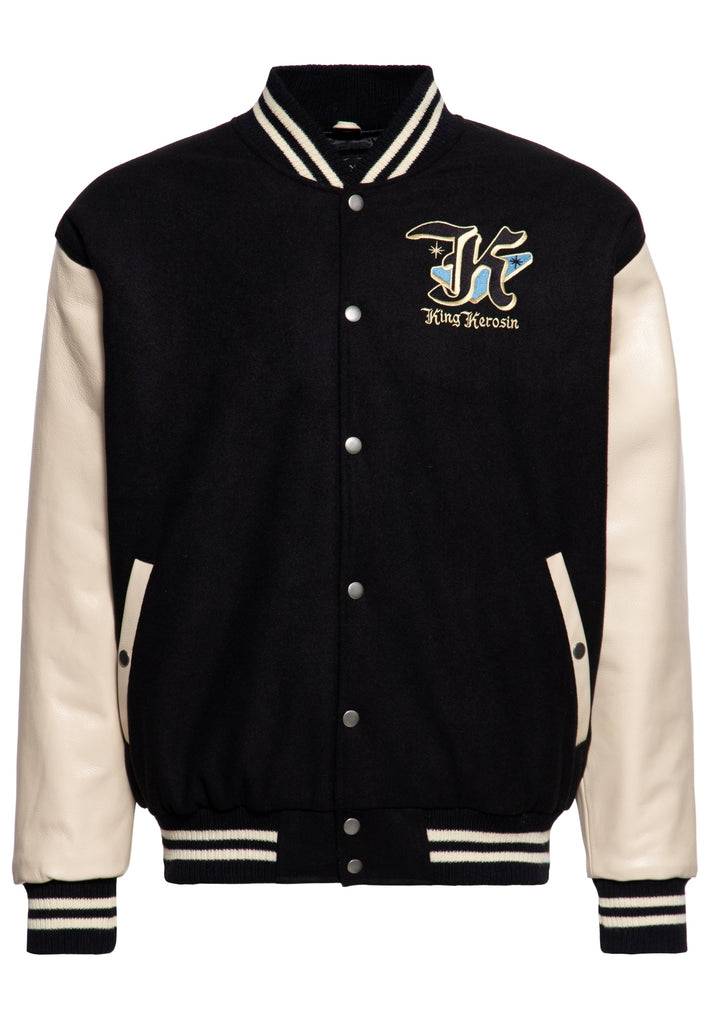 Queen Kerosin College-Jacke «Detroit» Kostenloser Versand international