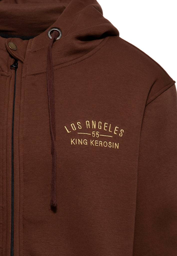 Queen Kerosin Kapuzen-Sweatjacke «Stay Fast» Begrenzt auf 3 Tage