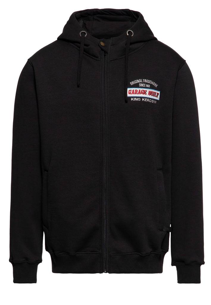 Queen Kerosin Kapuzen-Sweatjacke «Garage Built» Speichern exportieren