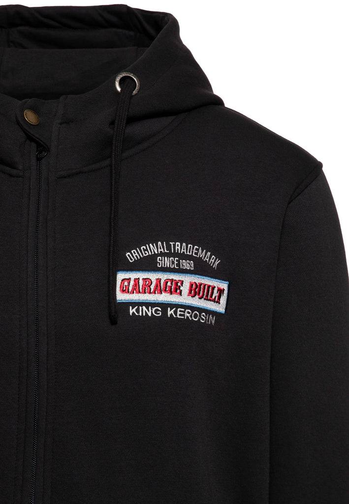 Queen Kerosin Kapuzen-Sweatjacke «Garage Built» Speichern exportieren