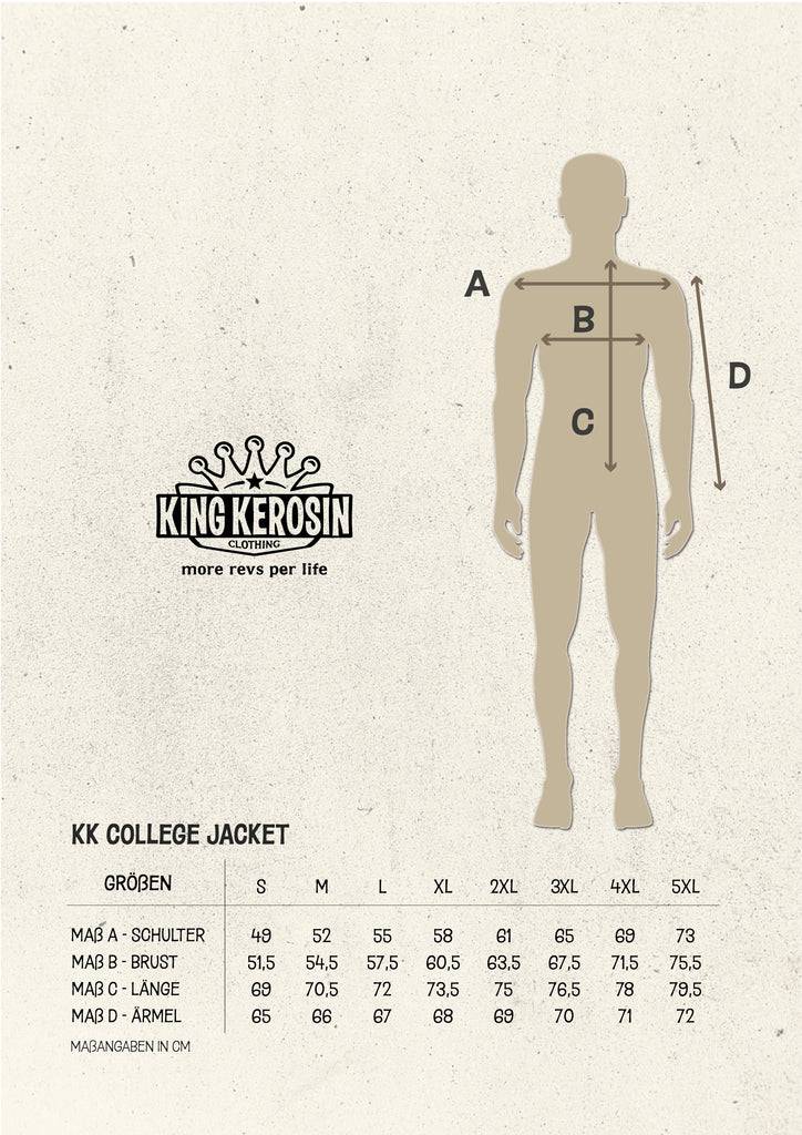 Queen Kerosin College Jacke «K» Im Verkauf