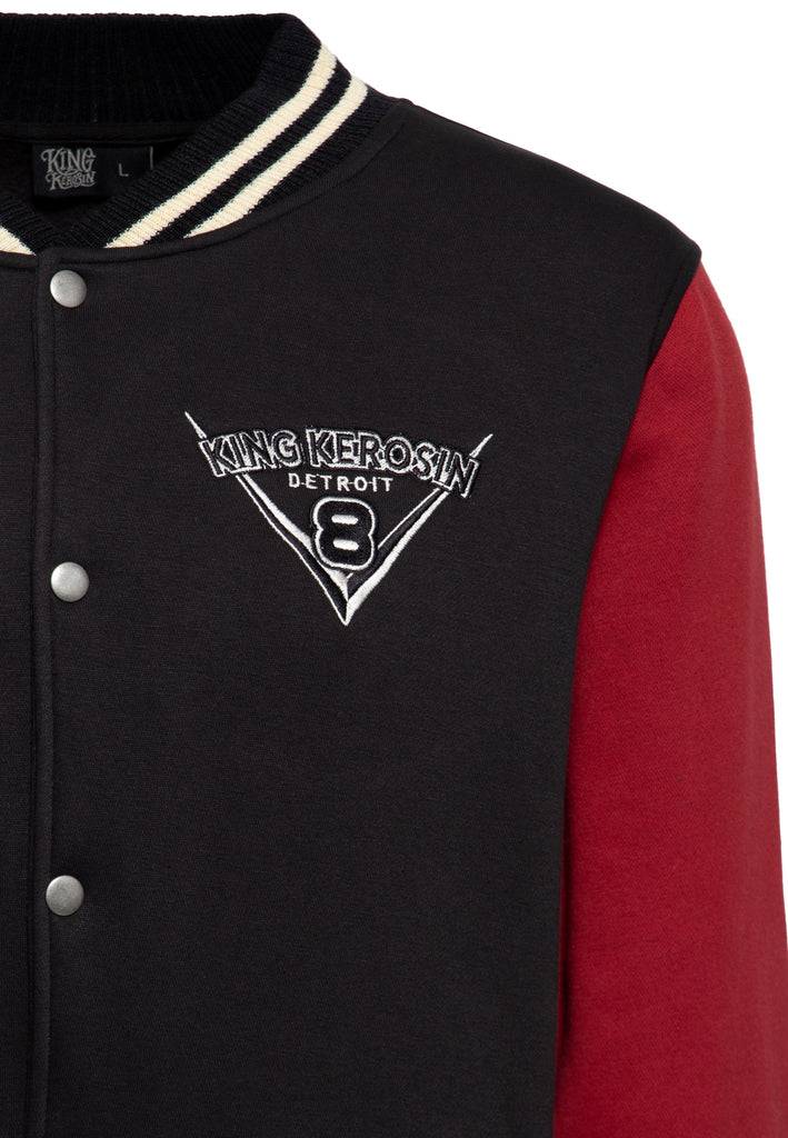 Queen Kerosin Collegejacke «Speed Kings V8» 50% Rabatt für begrenzte Zeit