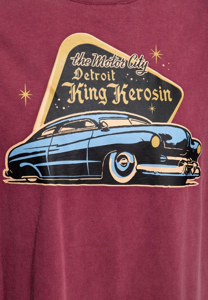 Queen Kerosin T-Shirt «Detroit Greaser» Rabatte dieses Monats