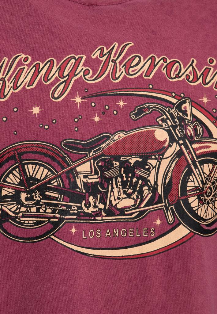Queen Kerosin Print T-Shirt «Bobber» Outlet