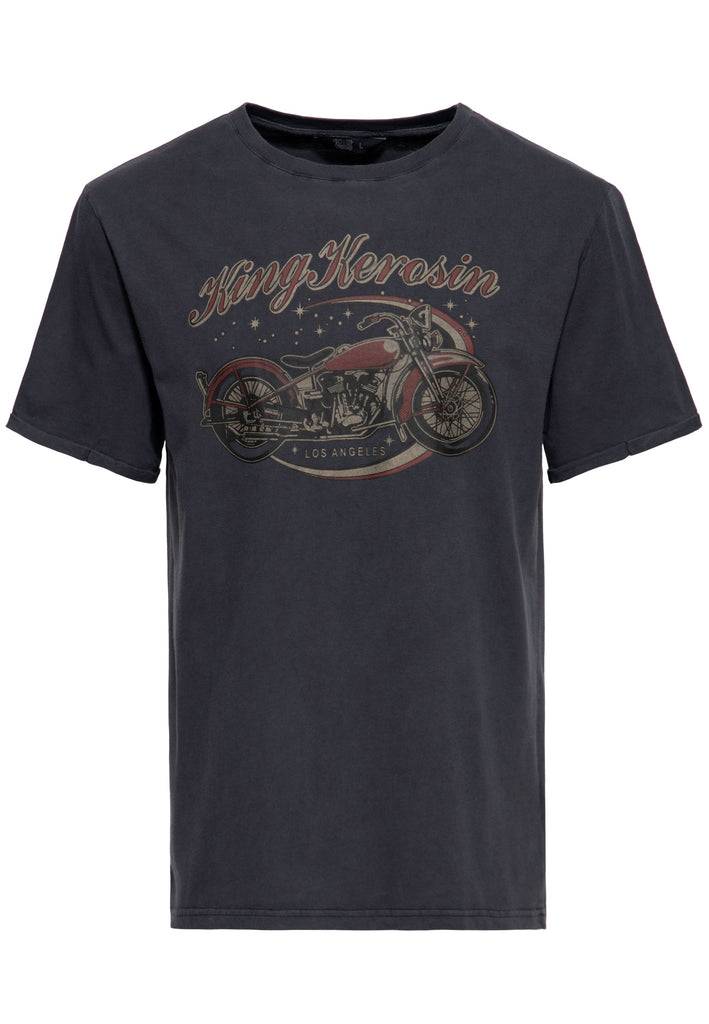 Queen Kerosin Print T-Shirt «Bobber» Outlet