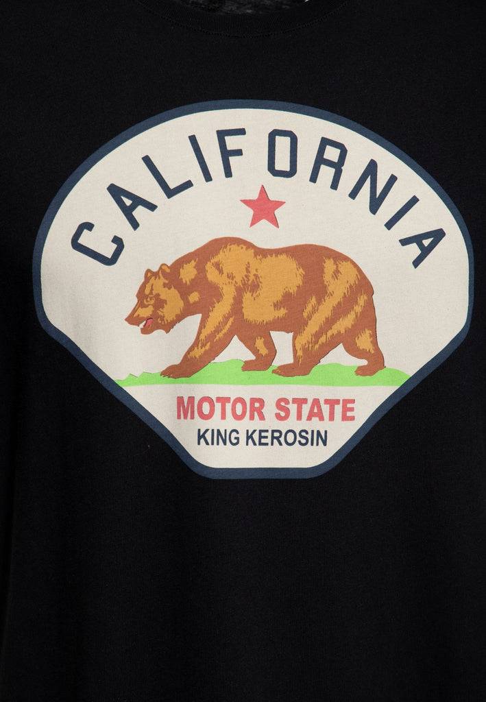 Queen Kerosin Print T-Shirt «California Motor State» Meist gekauft