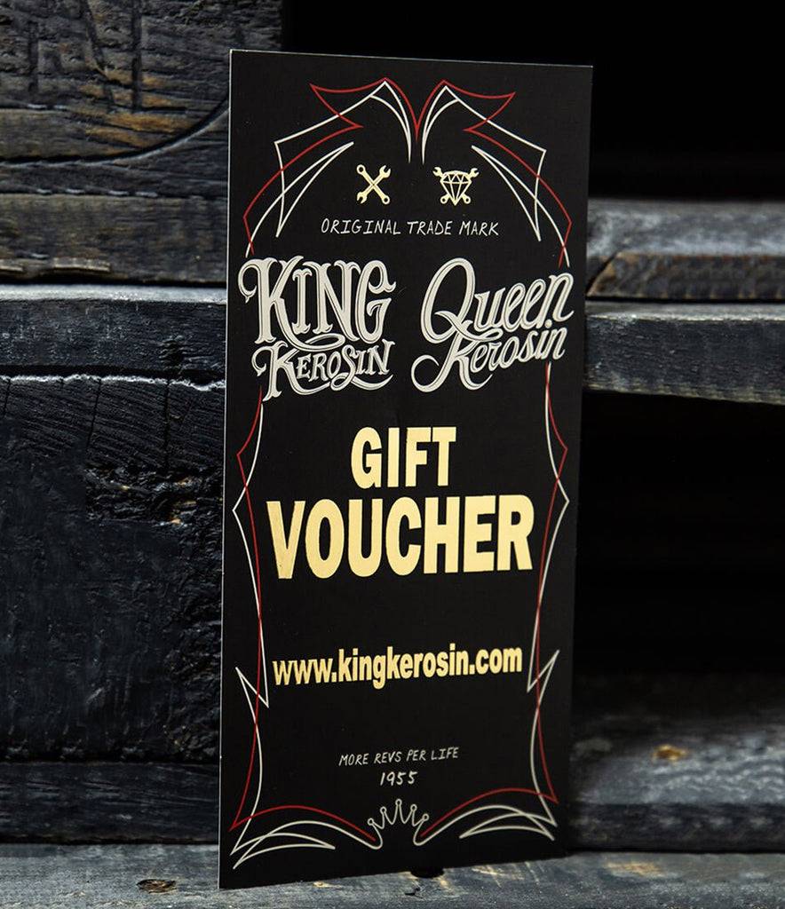 Queen Kerosin Geschenkgutschein (Per E-Mail + Per Post) Blitzverkäufe