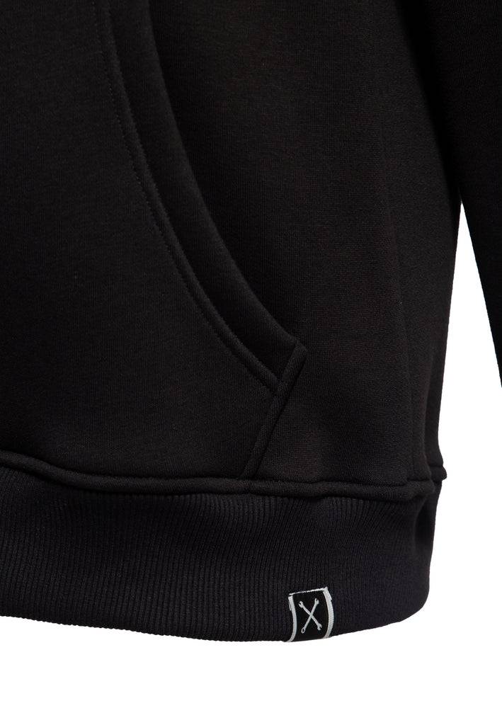 Queen Kerosin Basic Zip Hoodie «Don't Tread» Fabrik Onlineshop