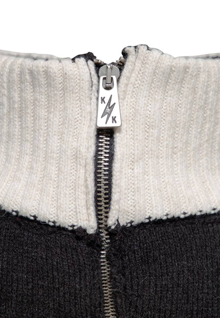 Queen Kerosin Strickpullover «KK Motor Crew» Preisnachlass