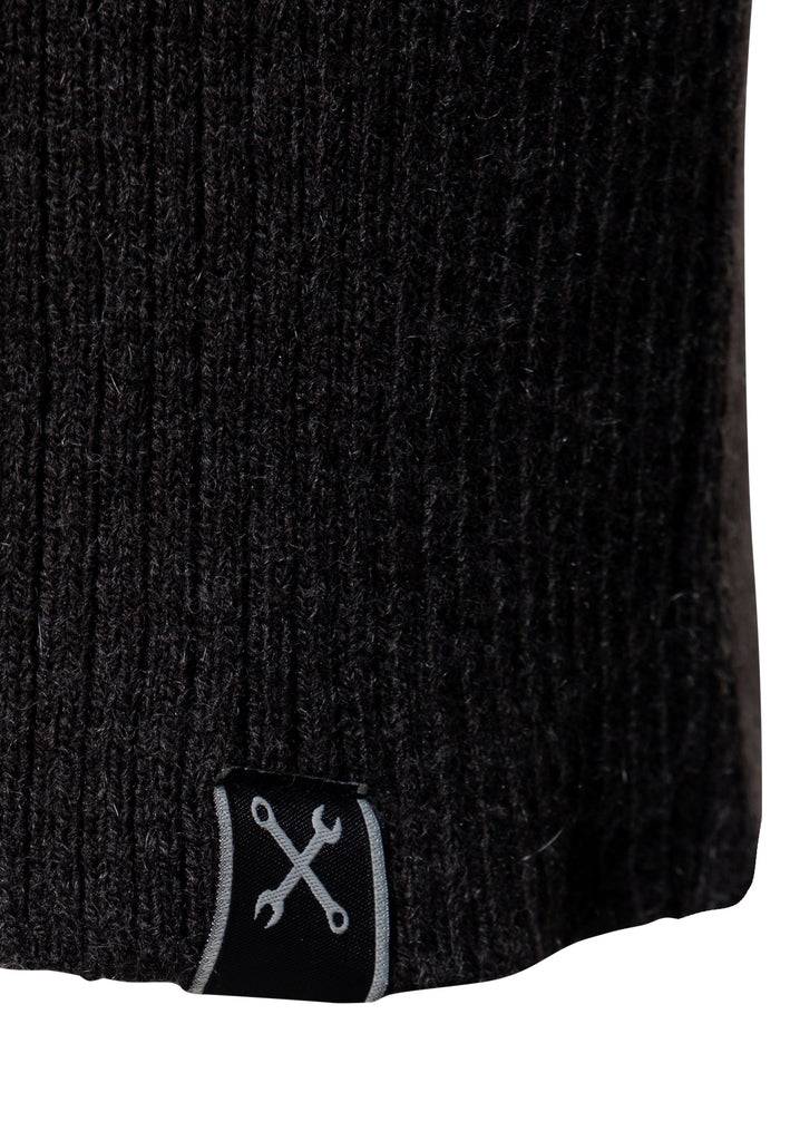 Queen Kerosin Strickpullover «KK Motor Crew» Preisnachlass