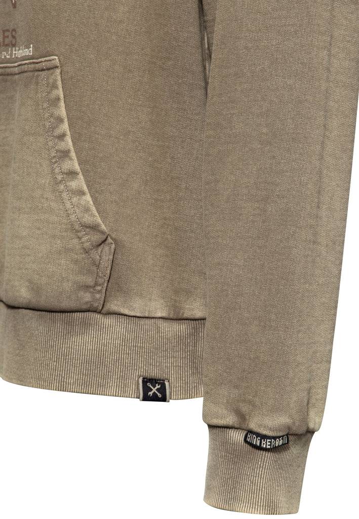 Queen Kerosin Hoodie Acidwash «Kings» Black Friday