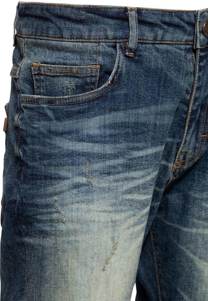 Queen Kerosin 5-Pocket Jeans «Robin Vintage Wash» Muttertagsangebot