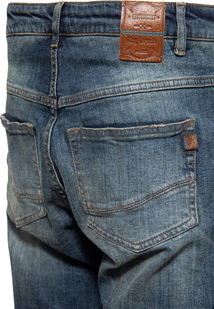 Queen Kerosin 5-Pocket Jeans «Robin Vintage Wash» Muttertagsangebot
