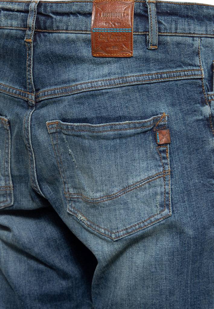 Queen Kerosin 5-Pocket Jeans «Robin» Valentinstagsangebot