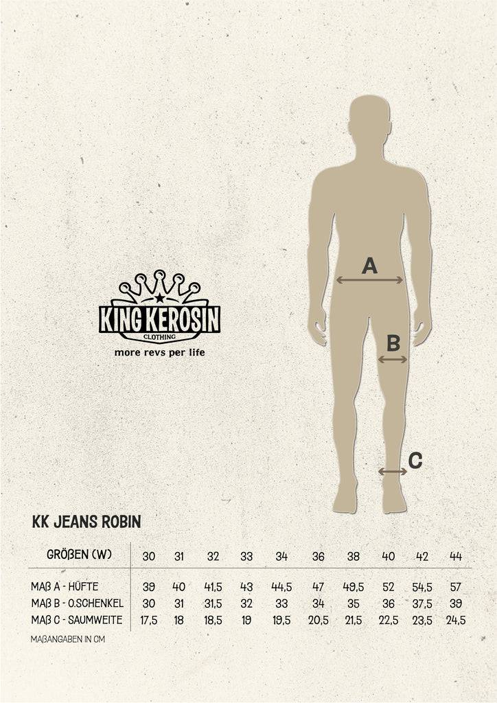 Queen Kerosin 5-Pocket Jeans «Robin» Valentinstagsangebot