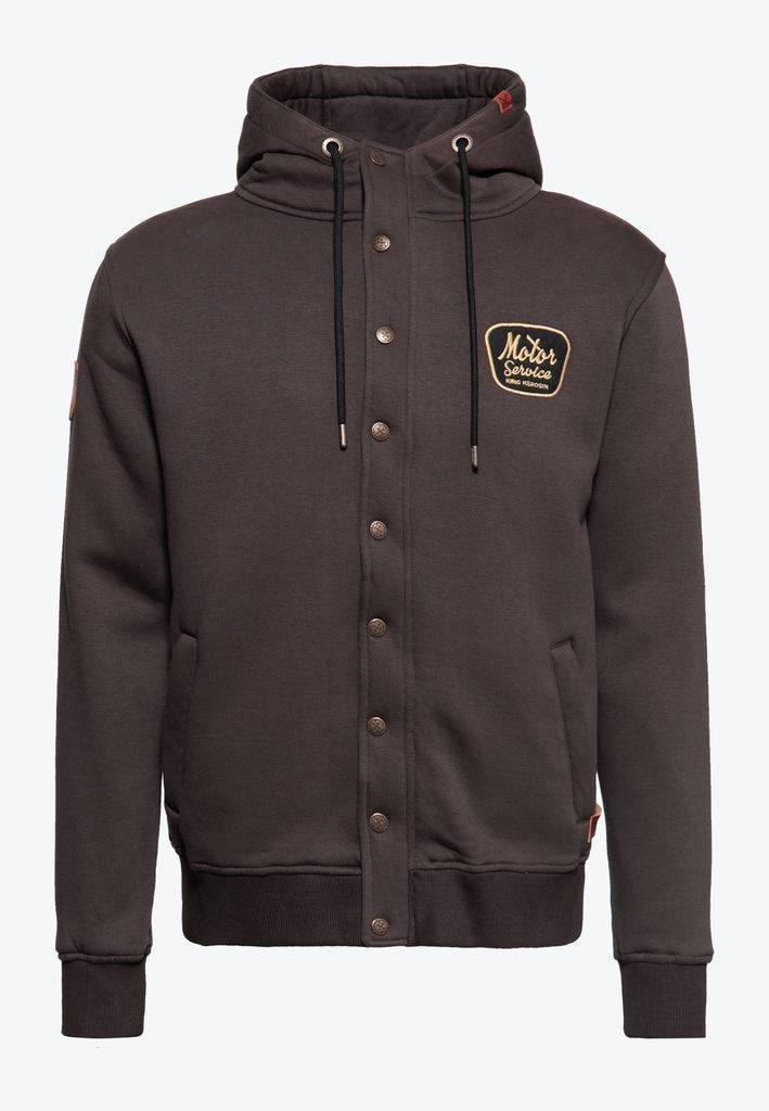 Queen Kerosin Outdoor Sweatjacke «KK Adventure Gear - Detroit Motor Service» Neueste Mode