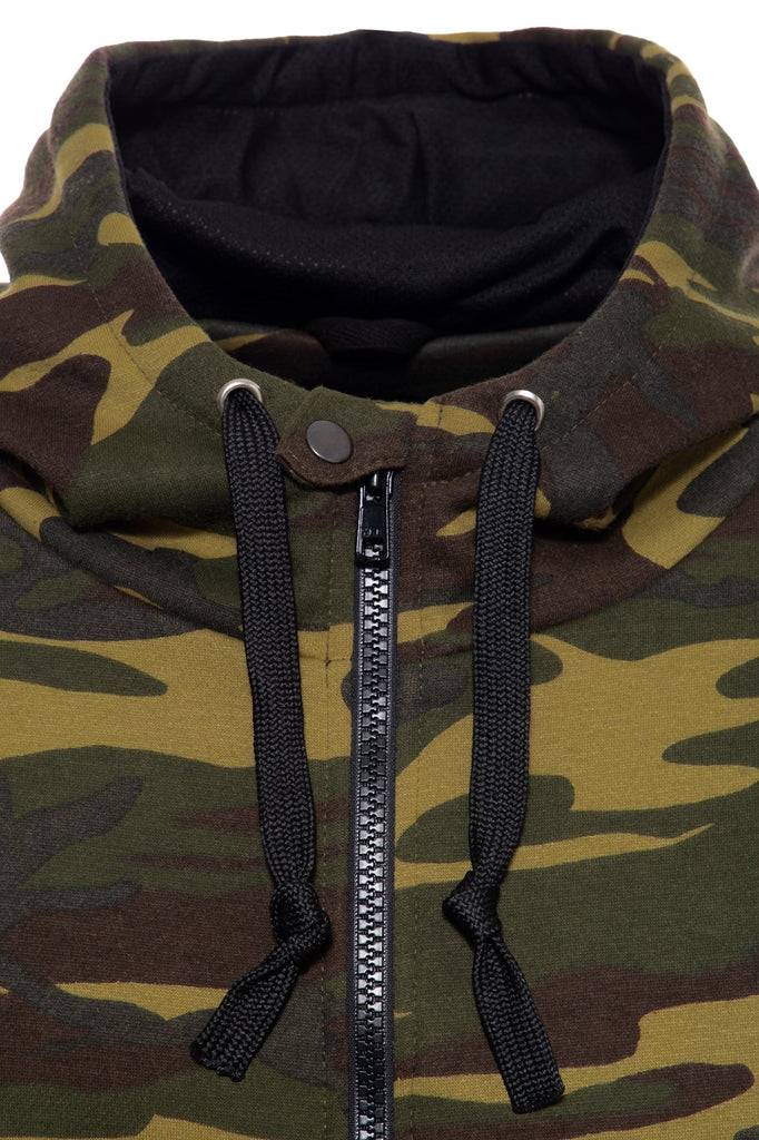 Queen Kerosin Sweatjacke mit separatem Softshell-Innenfutter «Kerosin Overload» Neuheiten