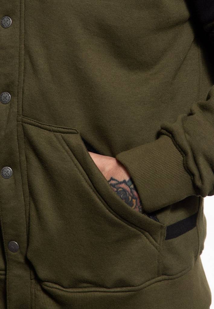 Queen Kerosin Sweatjacke mit Kapuze «Speedway Kings» Räumungsverkauf