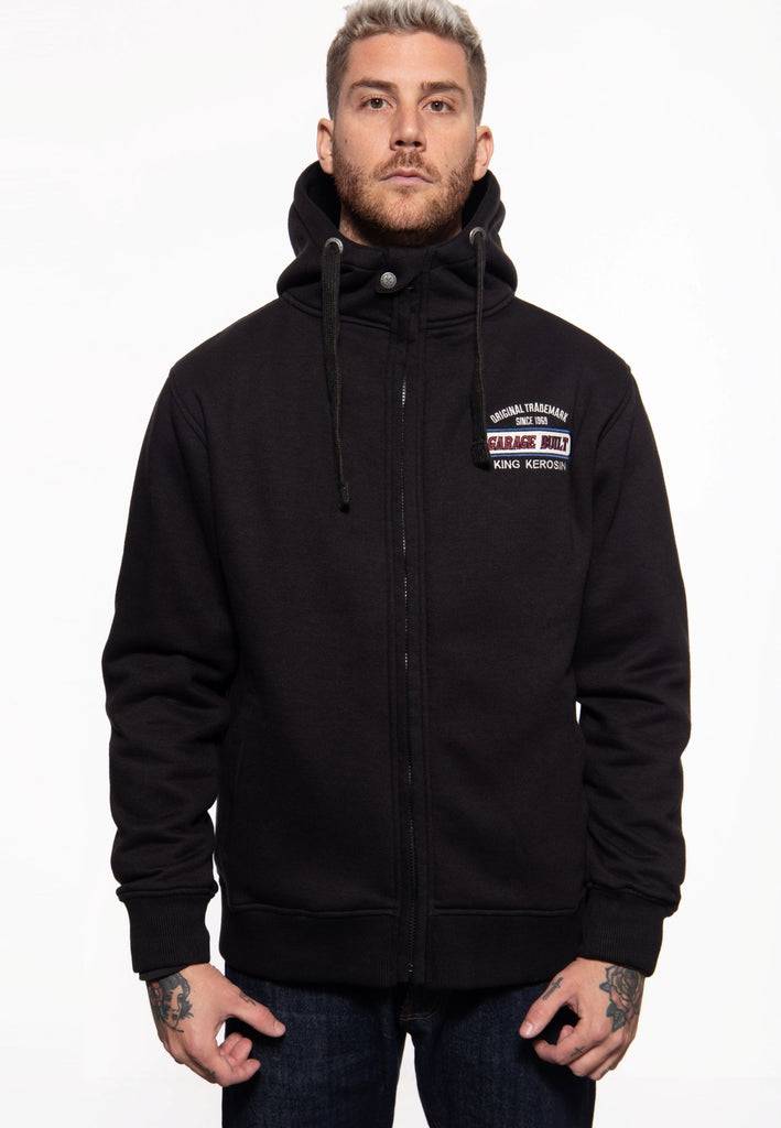 Queen Kerosin Sweatjacke mit Kapuze «Garage Built» Kauf eins, bekomm eins gratis
