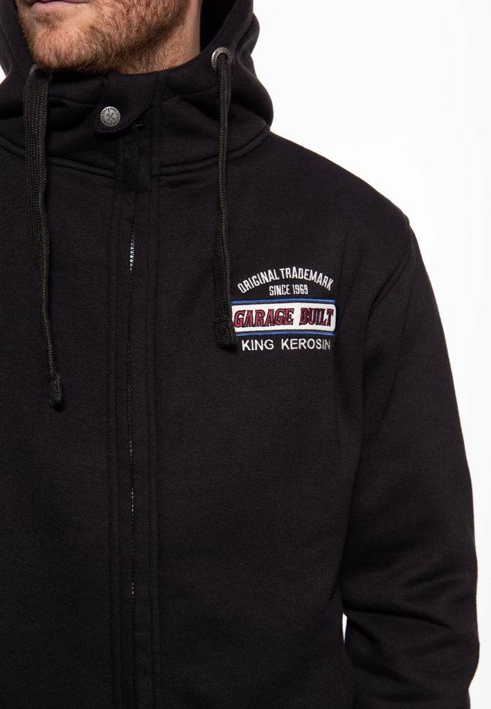 Queen Kerosin Sweatjacke mit Kapuze «Garage Built» Kauf eins, bekomm eins gratis
