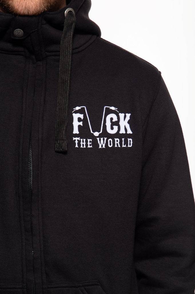 Queen Kerosin Sweatjacke «Fuck Everyone» Tägliche Deals